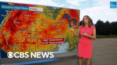 Scorching heat wave in the forecast for western U.S. this Labor Day weekend