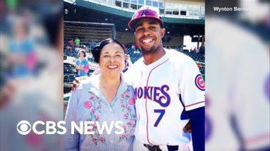 Mom cries after son calls with good news