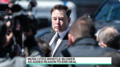 Musk, Twitter Spar Over Whistle-Blower