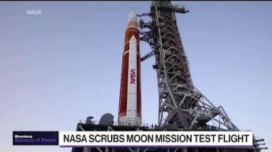 NASA Scrubs Test Flight of Massive Moon Rocket