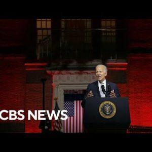 Biden condemns Trump, "MAGA Republicans" in fiery prime-time speech