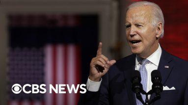 Biden warns of democracy under assault by extremism in prime-time speech
