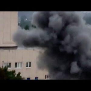 Explosion in Ukraine just a few miles from nuclear plant