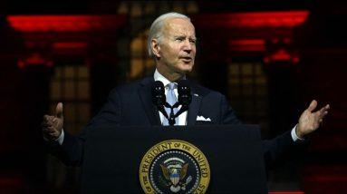 Biden delivers speech on "battle for the soul of the nation" in Philadelphia