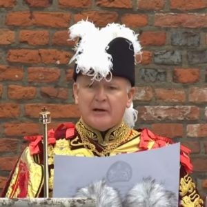 Proclamation of King Charles III as British monarch read