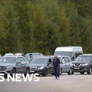 Russians flee country as Putin calls up reservists to fight in Ukraine