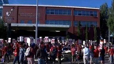 Seattle cancels first day of school as teachers go on strike