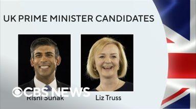 Liz Truss, Rishi Sunak vying to replace Boris Johnson as U.K. prime minister