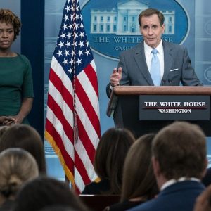 Watch Live: John Kirby joins Karine Jean-Pierre at White House briefing | CBS News