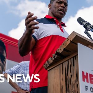 GOP senators hold rally for Georgia Senate candidate Herschel Walker