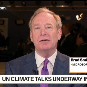 Microsoft President Smith on Climate Change, Recession