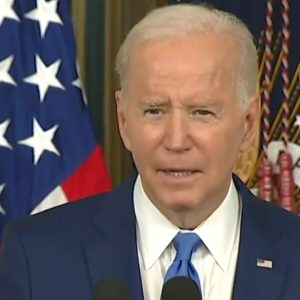 President Joe Biden praises efforts of Democrats in 2022 midterms