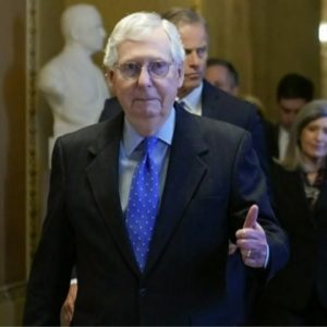 Senator Mitch McConnell wins reelection for Senate minority leader