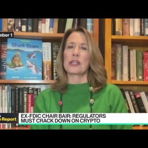 Crypto Report: Sheila Bair Wants More Regulation