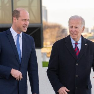 President Biden and Prince William meet in Boston
