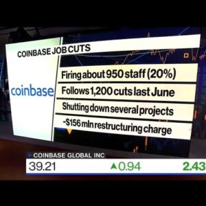 Coinbase Cuts 20% of Staff as Crypto Slump Continues