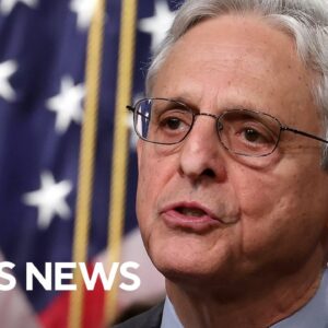 Watch Live: Attorney General Merrick Garland delivers statement at Justice Department | CBS News
