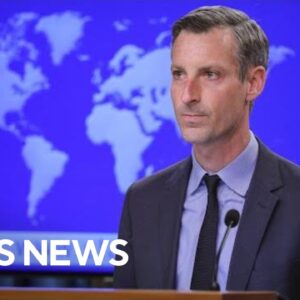 Watch Live: State Department spokesperson Ned Price holds briefing | CBS News