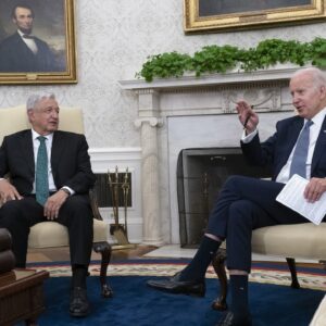 Watch Live: Biden and Mexican President Lopez Obrador hold meeting