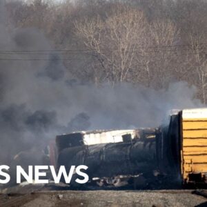 Watch Live: Ohio Gov. Mike DeWine gives update on train derailment, toxic chemicals | CBS News