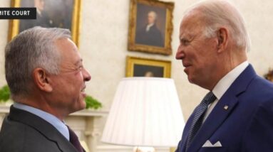 Biden hosts Jordan's King Abdullah II amid rise in Middle East violence
