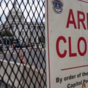 Metal fencing erected around Capitol grounds ahead of Biden's State of the Union