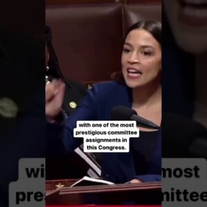 Alexandria Ocasio-Cortez responds to removal of Ilhan Omar from Foreign Affairs Committee #shorts