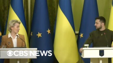 As Ukraine seeks EU membership, nation hosts officials from bloc amid war with Russia