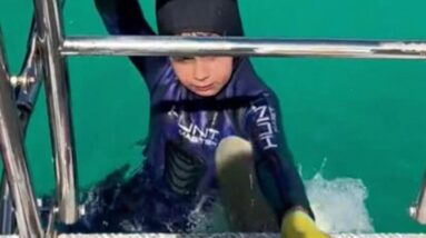 Video shows shark biting 8-year-old boy during family fishing trip