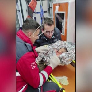 10-day-old baby and his mother rescued from rubble four days after Turkey earthquake