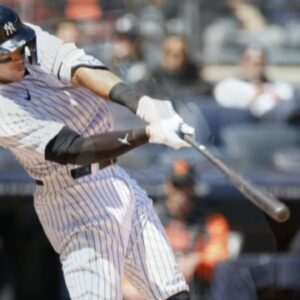 Aaron Judge hits home run on baseball's opening day after breaking American League record