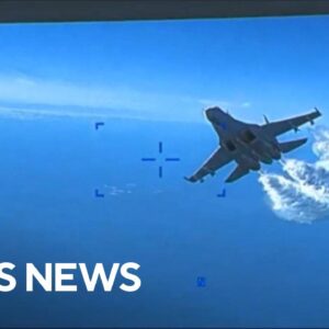 U.S. releases video of Russian jet striking drone; Bakhmut battle in Ukraine rages on