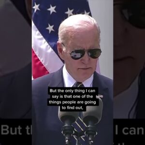 "I feel good and I feel excited about the prospects," President Biden says about 2024 run #shorts