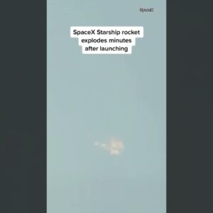 SpaceX Starship rocket explodes minutes after launch #shorts