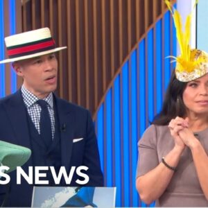 Hats and fascinators on display at King Charles III's coronation, the Kentucky Derby