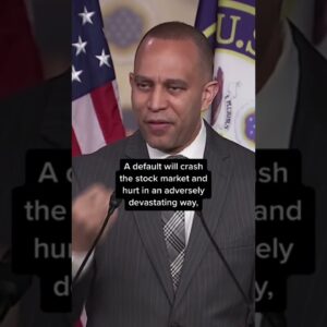 House Minority Leader Hakeem Jeffries on what could happen if the U.S. defaults #shorts