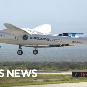 Virgin Galactic launches company's first commercial space flight