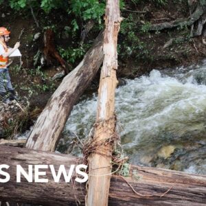 Destructive flooding slams parts of Northeast
