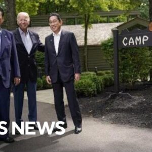 Watch Live: President Biden holds news conference with Japanese and South Korean leaders | CBS News