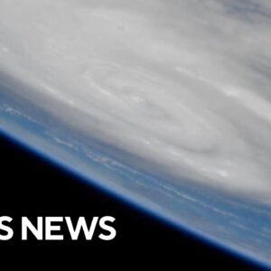 Watch Live: Space station passes over Hurricane Idalia as storm slams Florida | CBS News