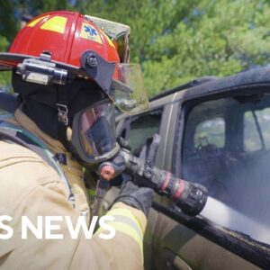 Lithium-ion battery fires from electric cars, bikes and scooters rise, challenging firefighters