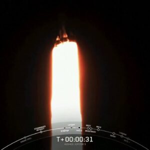 SpaceX Falcon Heavy Rocket Carries Massive Satellite Into Orbit