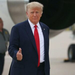 Former President Donald Trump hit the campaign trail days after his latest indictment.