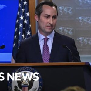 Watch Live: State Department spokesman Matthew Miller holds briefing | CBS News