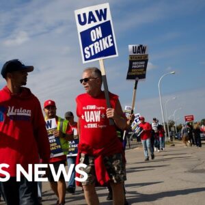 Biden says striking UAW members should get "record contracts" amid record profits