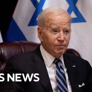 Biden arrives in Israel after strike on Gaza hospital kills hundreds