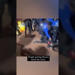 Pro-Palestine protesters and police clash outside DNC headquarters in D.C. #shorts