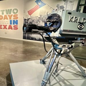 Camera that captured Lee Harvey Oswald interview on display in JFK exhibit