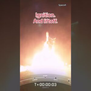 SpaceX Falcon 9 launches SARah-2 mission to low-Earth orbit on Christmas Eve #shorts