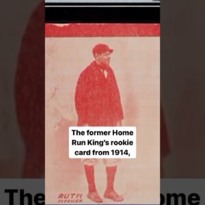 Babe Ruth rookie card sells for $7.2 million #shorts